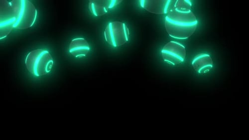 Dynamic Abstract Glowing Orbs Animation Pack