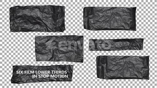 Plastic Film Lower Third Pack