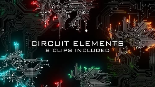 Colorful Circuit Elements Pack