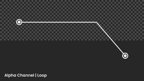 Animation des linken Verbindungsstücks der Legendenlinie | Alpha Loop