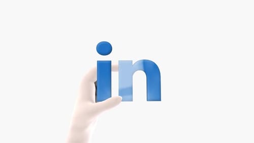 Hand Placing 3D Logo Reveal with Modern Animation