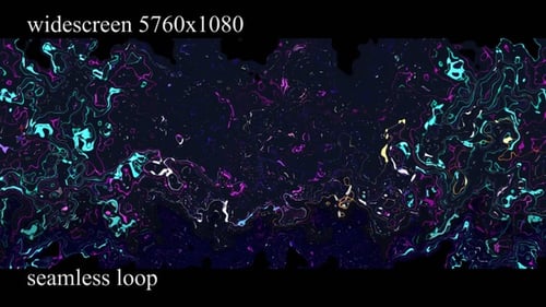 Widescreen Looped Abstract Background 5K