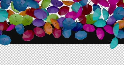 3d Umbrella Transition Animation