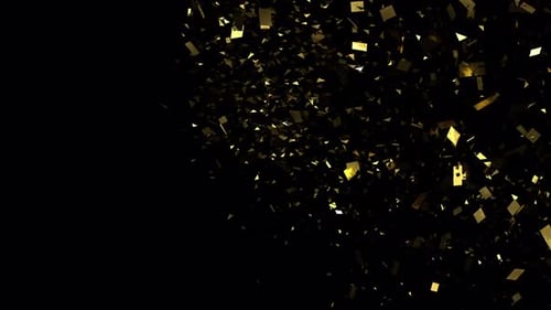 Golden Dust Particals Confetti V.2