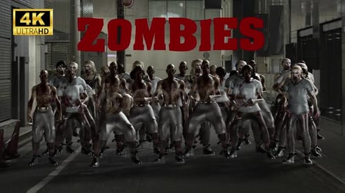 Zombie-Stand mit Alpha-Kanal