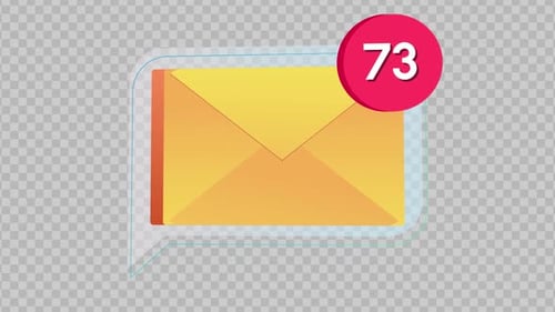Animated Email Notification Counter Bubble