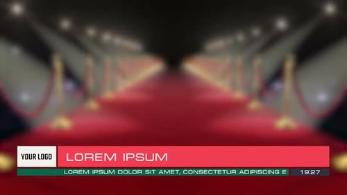 Minimalistic Rectangle Lower Third White Red Green Grey | UHD | 60fps