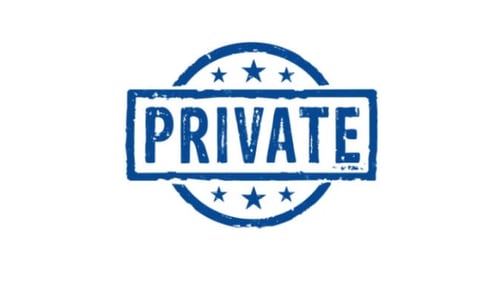 Animated Private Grunge Rubber Stamp Reveal