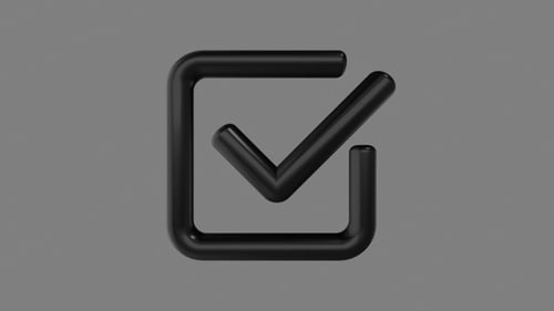 Animated 3D Checkmark Box Icon Pack for UI/UX