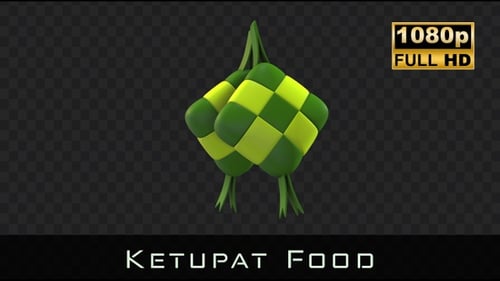 Animated 3D Ketupat for Eid Al-Fitr Celebrations