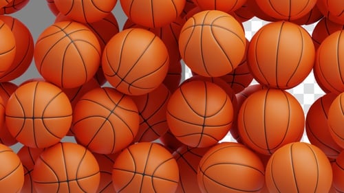 3D-Animation zur Entwicklung des Basketballs vom Fastbreak | Alpha Channel