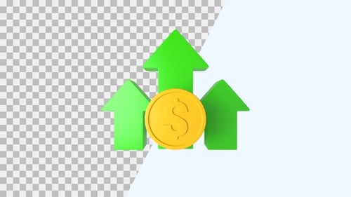 Gross Profit 3D Animation | Alpha Channel