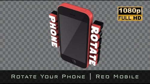 3D Phone Rotate Instruction Animation for Mobile Devices