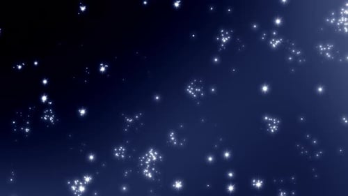 Sparkling Twinkling Glitter Particles Loop Background