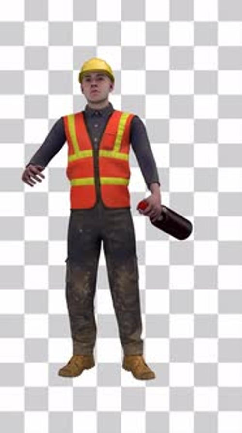 Drunken Builder Man Loop