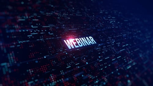 Digitaler Hintergrund des Webinars