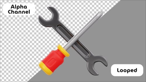 3D Animation of Technical Support Tools | Alpha Channel