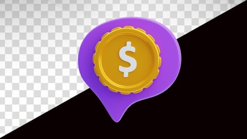 3d animation of money talk