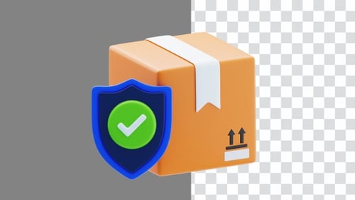 3D Animation of Comprehensive Cargo Security Solutions | Alpha Channel