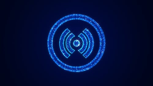 Holograma 3D de tecnologia de Internet Wi-Fi V3