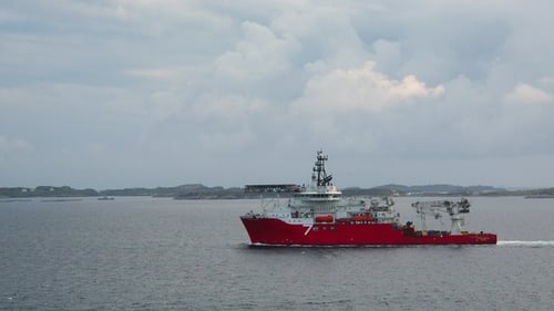 Tanker at sea, cargo ships. Petroleum Tanker Vessel. Concept of transport logistics, maritime.