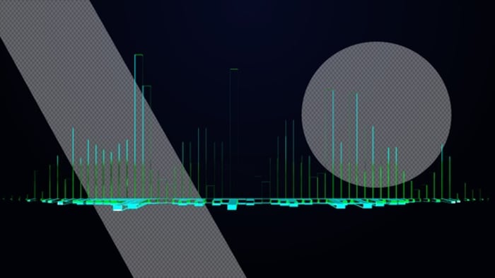 Audio Spectrum Loop Animation, Backgrounds Motion Graphics ft. audio ...