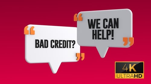 Modern 3D Quote Bubble Text Reveal Animation