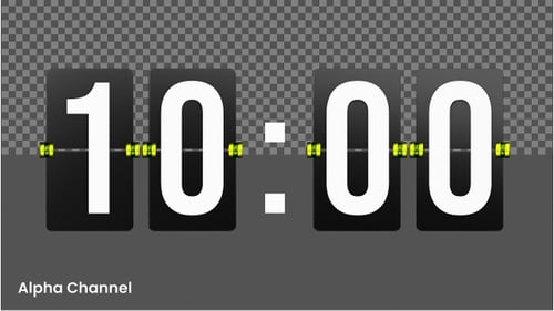 Flip Clock Countdown 10 Seconds