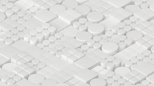 White Shapes Motion 41 4K