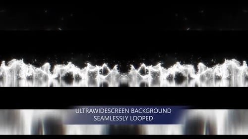 Futuristic Particles Ultra Wide Background