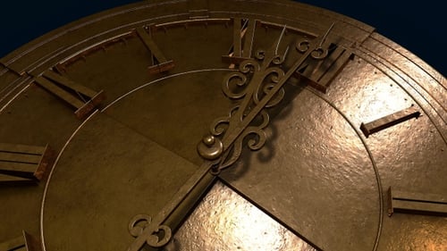 Antique Gold Clock