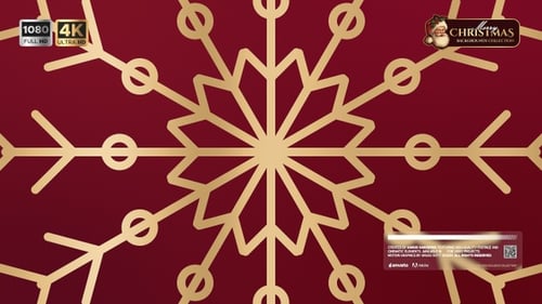Weihnachtshintergrund Elegantes rotes Ornament Schneeflocke
