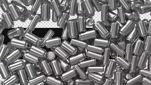 Falling Aluminum Cans Transition