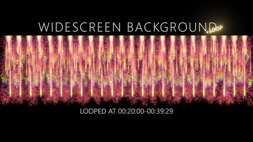 Holiday Particles Widescreen Background