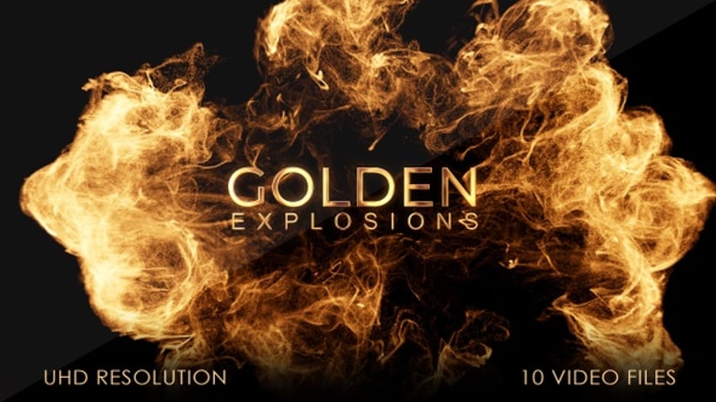 Particle Explosions Collection, Elements Motion Graphics ft. burning ...