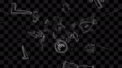 Animated Sketch Business Icons for Corporate Projects