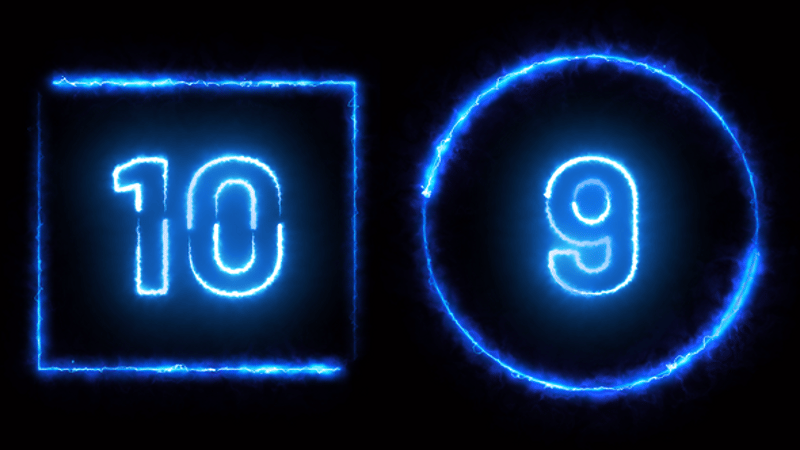 Fire Countdown Pack, Backgrounds Motion Graphics ft. fire & frame - Envato