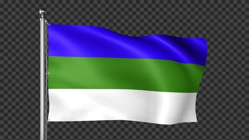 Flagge Komi