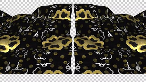 Indonesia Ethnic Silk Pattern Cloth Fabric Wave Songket Alpha Bengkulu Besurek Rafflesia Batik Loop