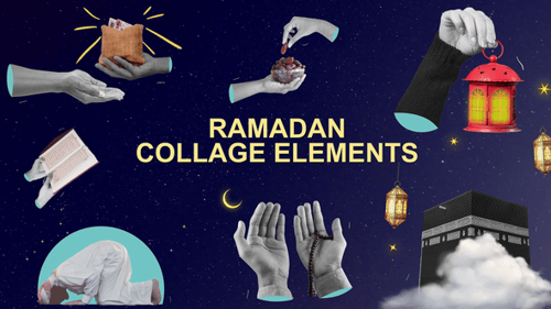 Animated Ramadan Collage Elements Pack