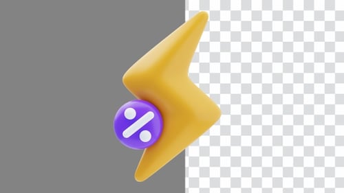 Flash Sale 3d animation | Alpha Channel