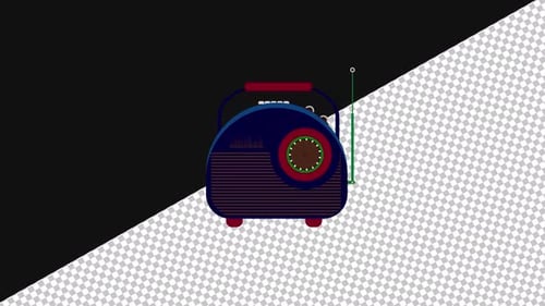 Animated Radio New | Alpha Channel