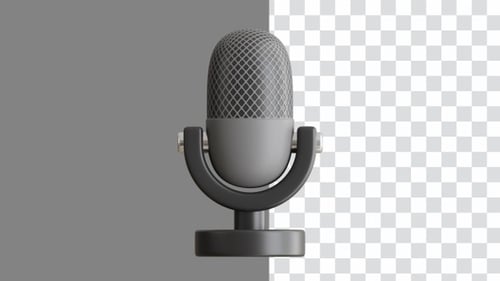 3D Animation of Podcast Visualizing Engaging Conversations on Various Topics | Alpha Channel