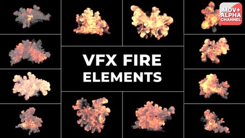 VFX Fire Elements | Motion Graphics
