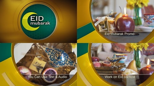 Promoção Eid Mubarak 4K