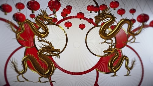 Golden Dragons and Red Lanterns Chinese New Year Festive Opener