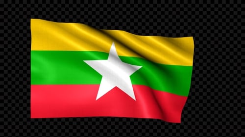 Flagge Myanmars
