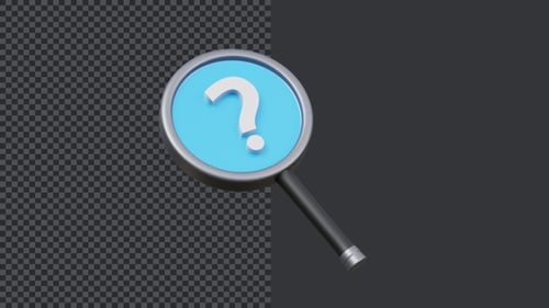 3D Magnifier Animation