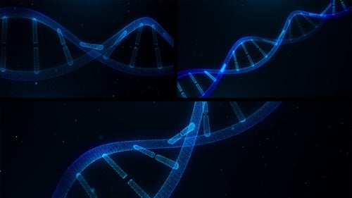 DNA-Partikel-Hintergrundpaket