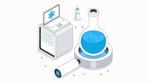 Medical Research Isometric Animation Alpha Channel